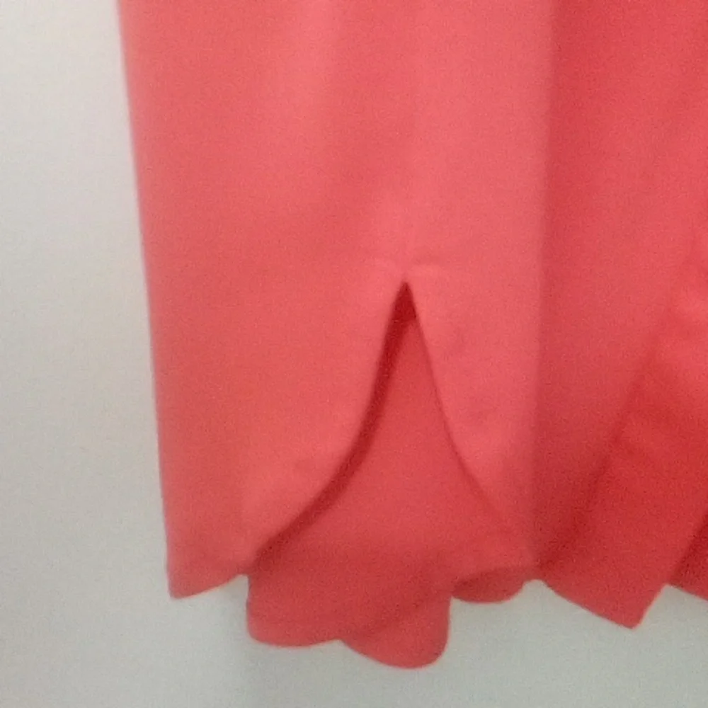 Bebe orange sleeveless button down dress - Picture 8 of 8